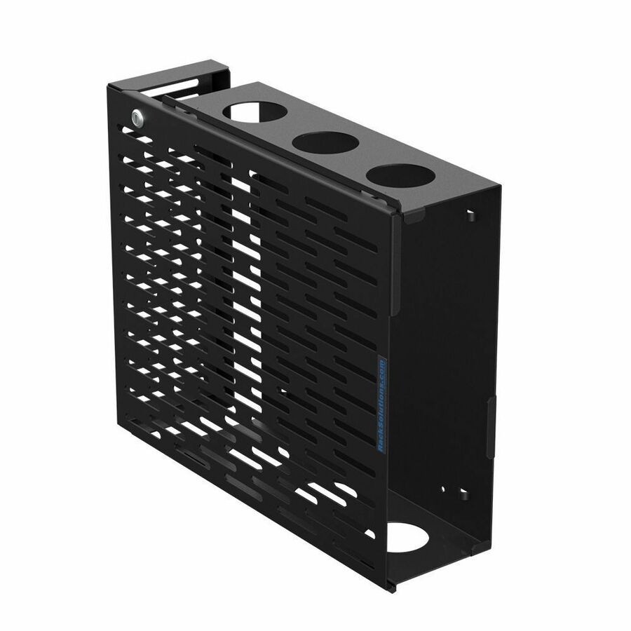 Rack Solutions Wall Mount for PC - Black