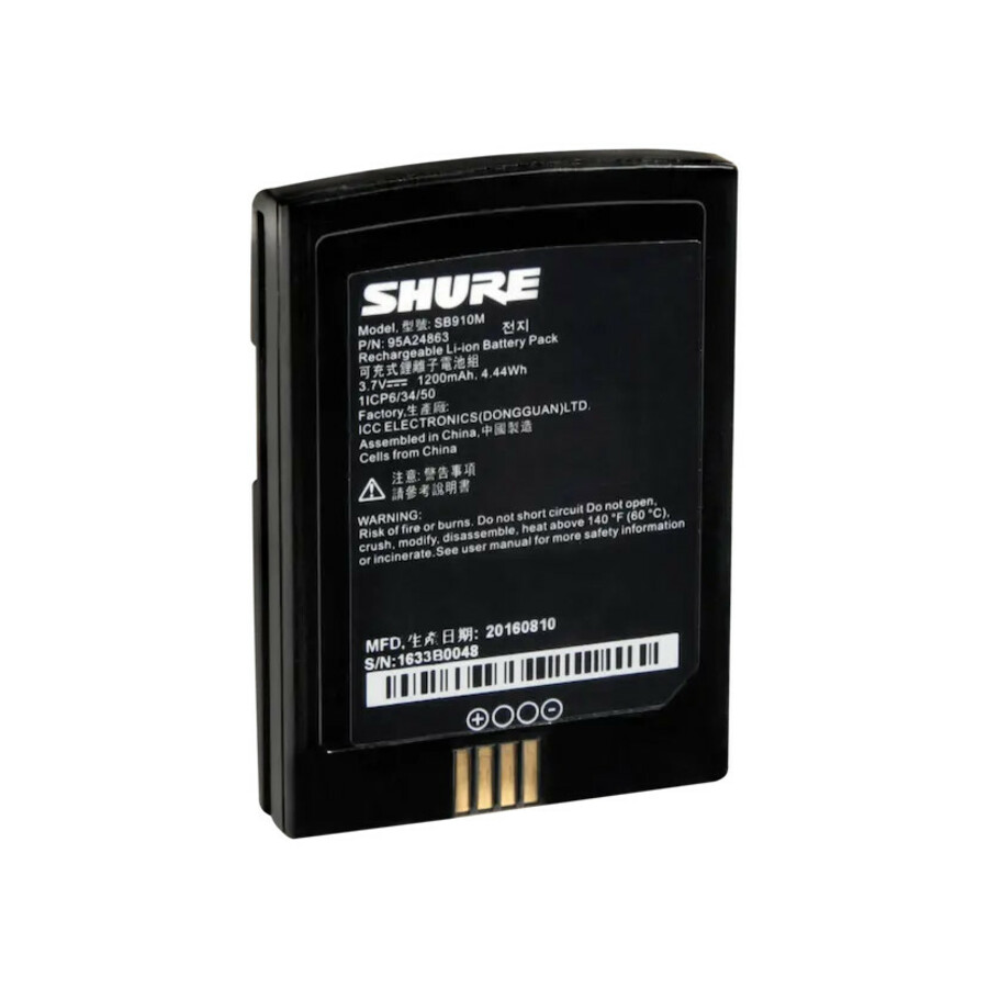 Shure SB910M Lithium-Ion Rechargeable Battery