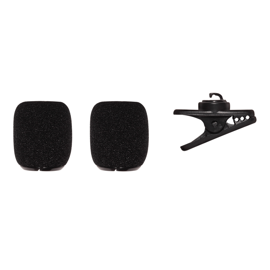 Shure Replacement Kit with Clip + 2 Snap-Fit Foam Windscreens for SM35