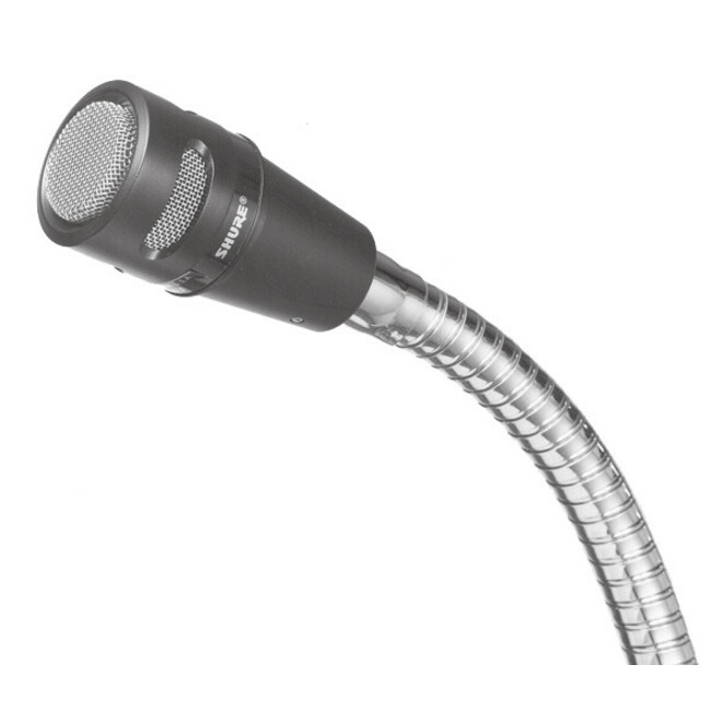 Shure 6" Gooseneck-Side Vent, Chrome