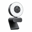EMEET S600 Light 4K StreamCam with 1/2" Sensor, 0.2S PDAF, 2 Mics, Ring Light with Dial Control, 4 Lighting Modes with App Control