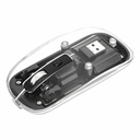 Manhattan Transparent Rechargeable Wireless USB Mouse