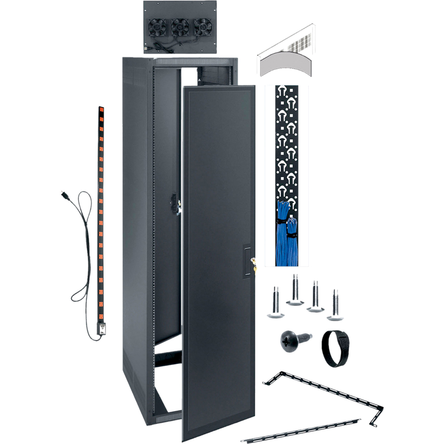 Middle Atlantic ERK 44RU AV Floor Standing Rack - Pre-Configured for Pro AV - 25in Depth Floor Standing Cabinet