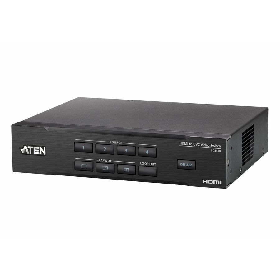 ATEN CAMLIVE PRO 4K 4-Input HDMI to USB Video Switcher