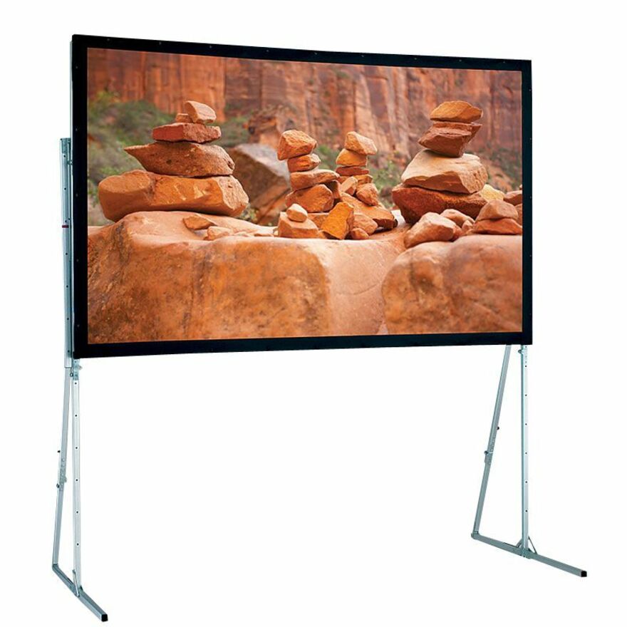 Draper Ultimate Folding Screen with Heavy-Duty Legs 201" Projection Screen