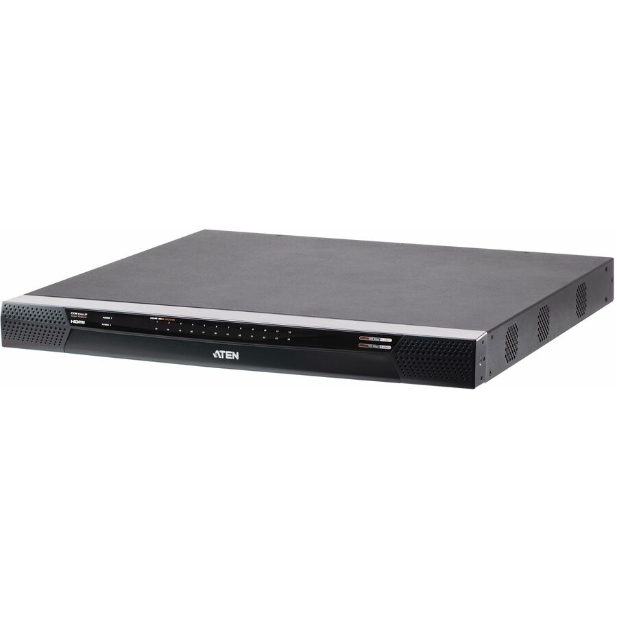 ATEN 1-Local/4-Remote Shared Access 24-Port Multi-Interface Cat 5 KVM over IP Switch - TAA