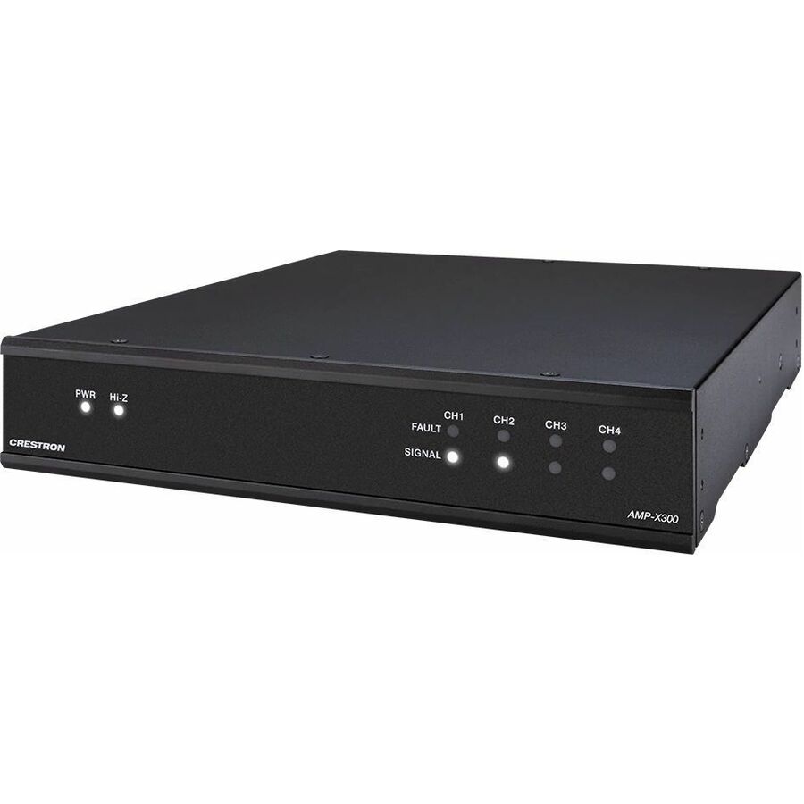 Crestron AMP-X300 Amplifier - 300 W RMS - 4 Channel - Black