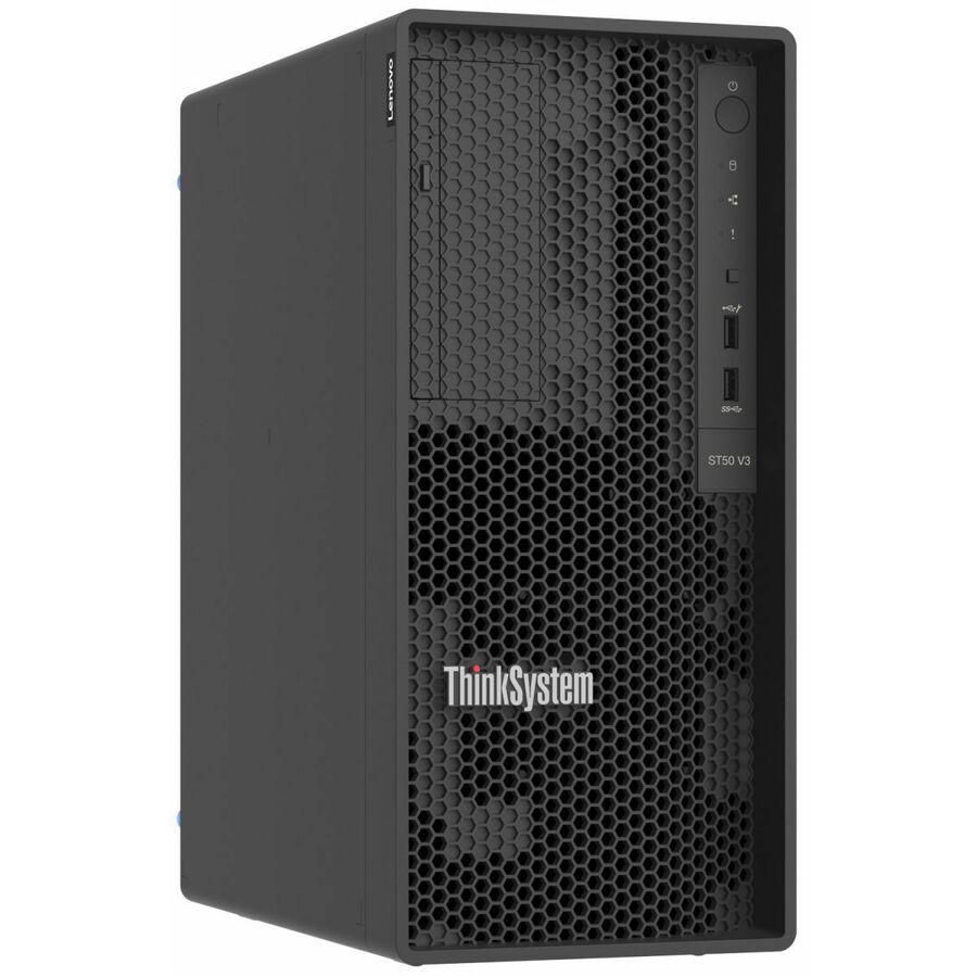 Lenovo ThinkSystem ST50 V3 7DF3A00FNA Tower Server - 1 Xeon E-2456 3.30 GHz - 16 GB RAM - Serial ATA/600 Controller