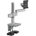 Humanscale M/Flex X2M2-CBWETBETB--12NA Mounting Arm for Monitor - Polished Aluminum, White