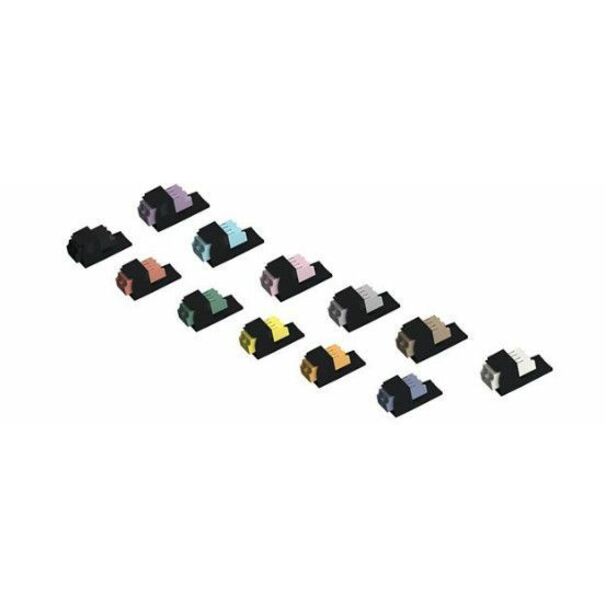 Panduit Mini-Com Violet LC Duplex, Black Module
