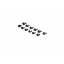 Panduit Mini-Com Orange LC Duplex, Black Module