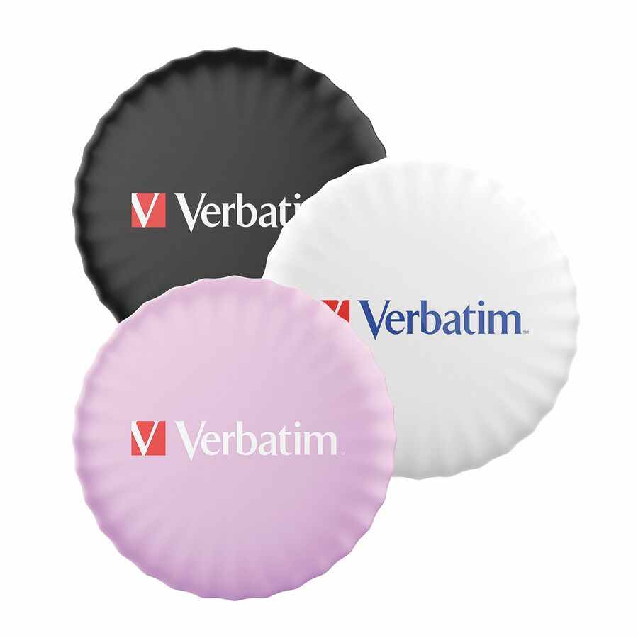 Verbatim My Finder Bluetooth Coin Tracker 3pk - Black, White, Purple