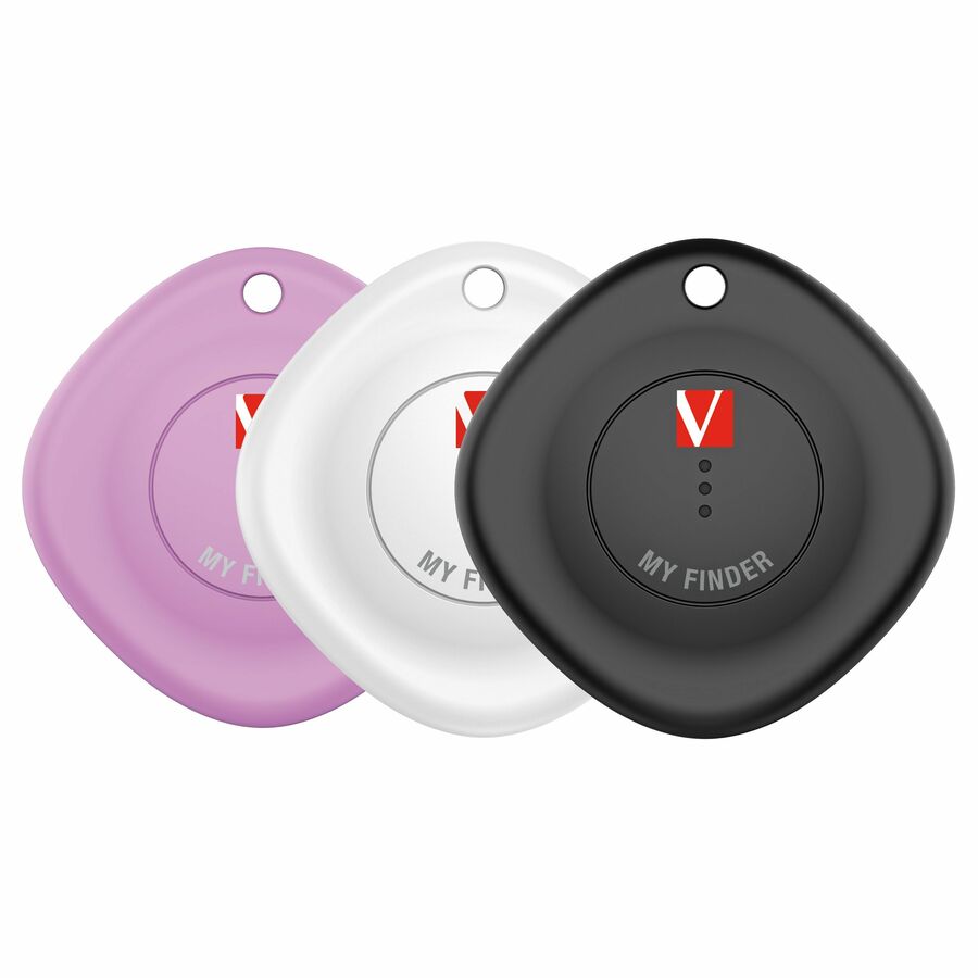 My Finder Bluetooth Tracker 3pk - Black,White,Purple