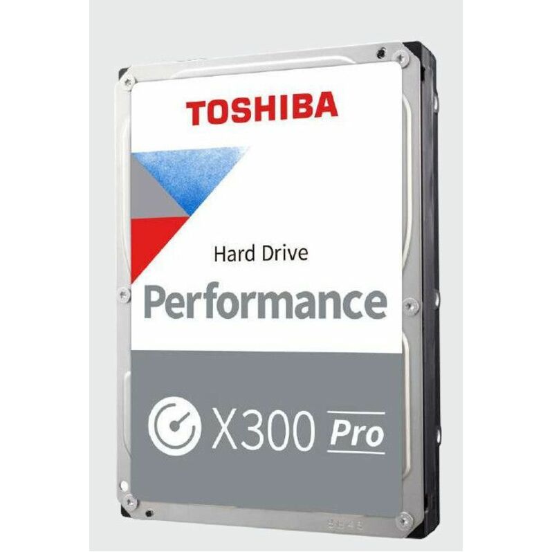 Toshiba X300 Pro HDWR62CXZSTB 22 TB Hard Drive - 3.5" Internal - SATA (SATA/600) - Conventional Magnetic Recording (CMR) Method - 3.5" Carrier