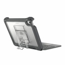 Brenthaven Rugged Keyboard/Cover Case for 11" Apple iPad (10th Generation), iPad (11th Generation) Tablet - English (US) Keyboard - Gray