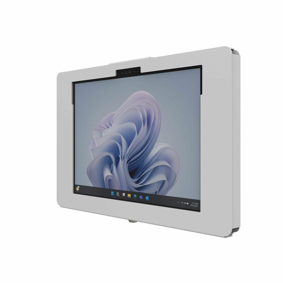 The Joy Factory Elevate II On-Wall Mount Kiosk for Surface Pro 10 | Pro 9 | Pro 8 (White)
