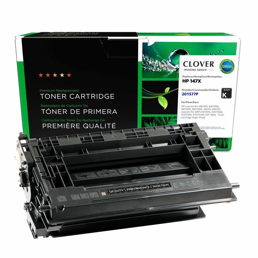 Clover Imaging Remanufactured High Yield Toner Cartridge (New Chip) for HP 147X (HP W1470X)