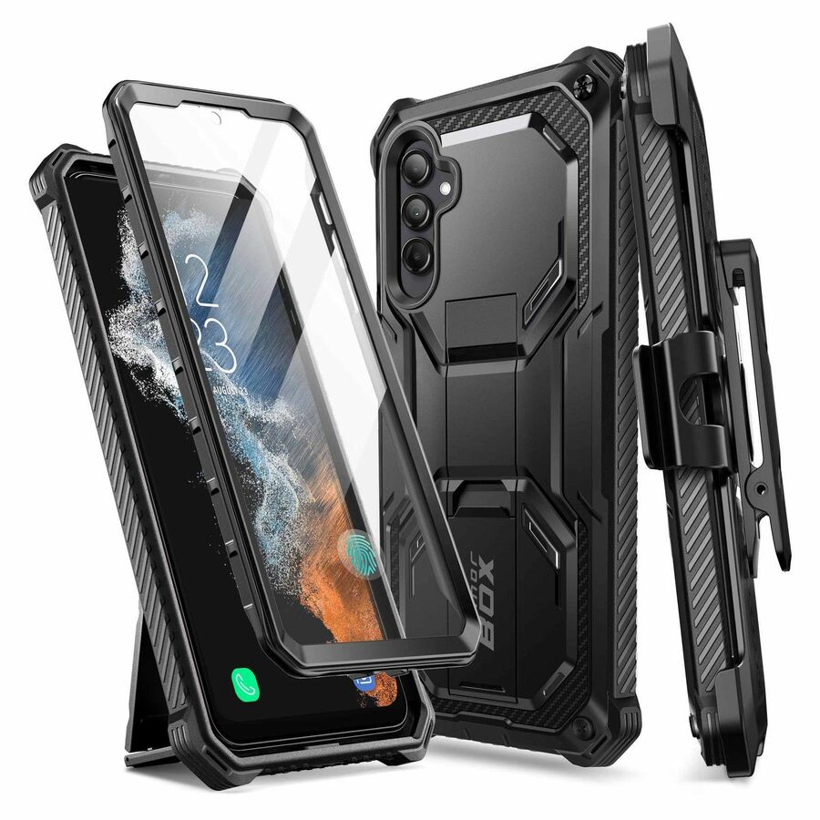 i-Blason Armorbox Rugged Carrying Case (Holster) Samsung Galaxy A54 5G Smartphone - Black