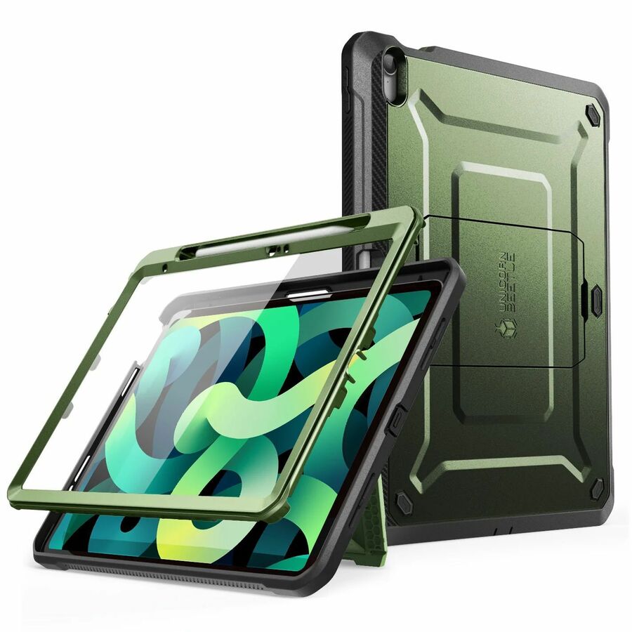 SUP iPad 10.9" 2022 Unicorn Beetle PRO Rugged Kickstand Case-Dark Green