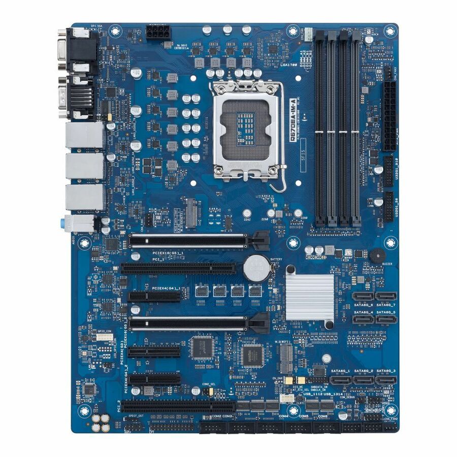 Asus Q670EA-IM-A Industrial Motherboard - Intel Q670E Chipset - Socket LGA-1700 - ATX