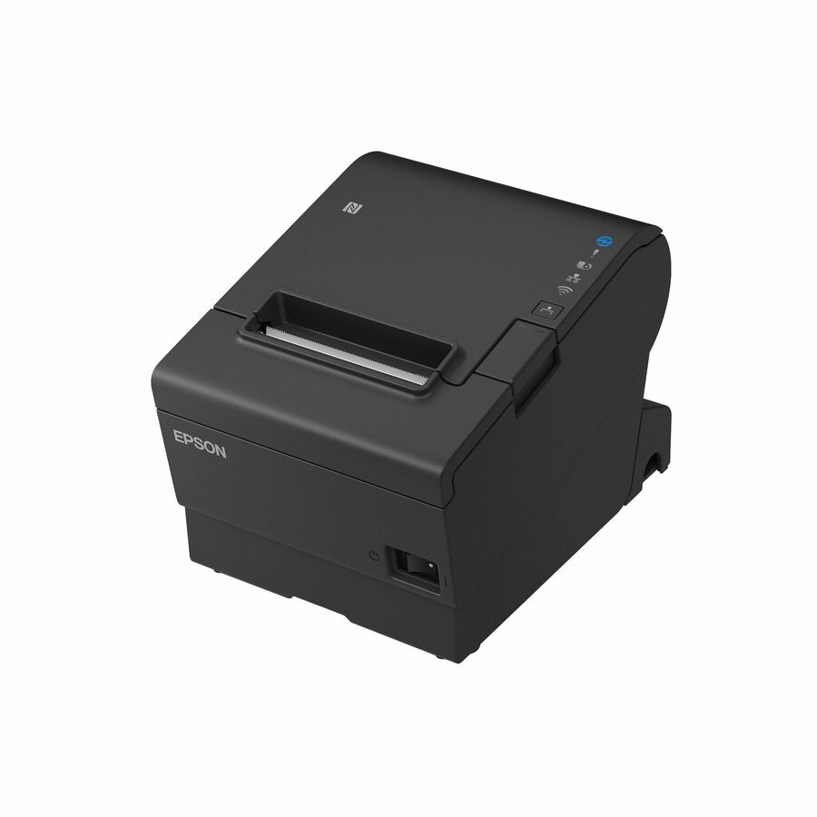 HP POS System Direct Thermal Printer - Monochrome - Receipt Print - USB - Parallel - With Cutter - Black