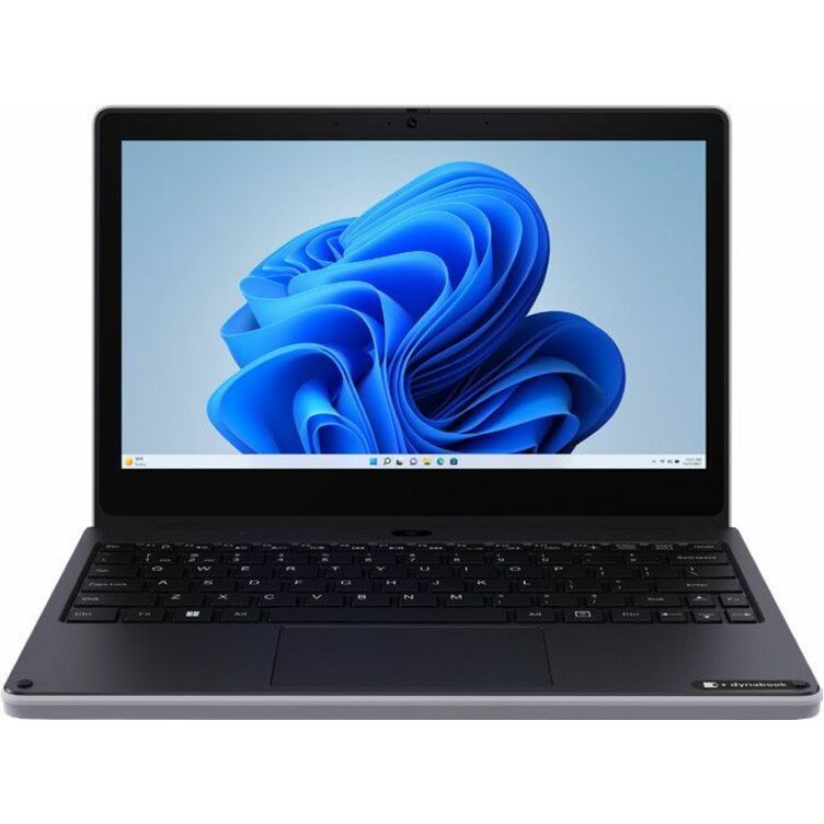 Dynabook E11-A E11-A1221ED 11.6" Clamshell Notebook - HD - Intel N-Series N100 - 8 GB - 128 GB Flash Memory - English (US) Keyboard - Textured Black