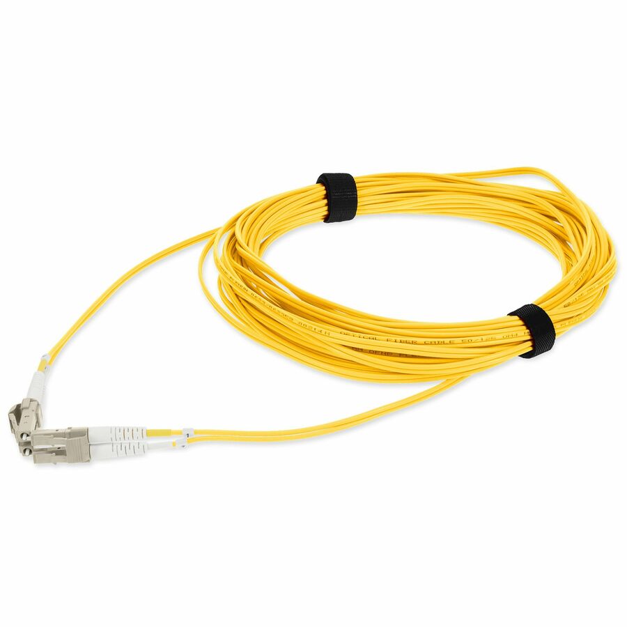 AddOn 2m LC to LC Yellow OM4 Duplex OFNP (Plenum-Rated) TAA Fiber Patch Cable
