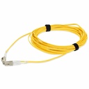 AddOn 2m LC to LC Yellow OM4 Duplex OFNP (Plenum-Rated) TAA Fiber Patch Cable