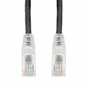 AddOn 15ft Black CAT 6 PVC Ethernet Cable Snagless Easy Clear Boot TAA RJ-45 M/M