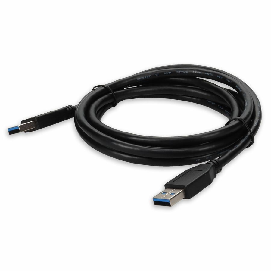 AddOn 15ft USB A 3.0 Male to Male Black Cable