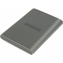 Transcend ESD360C 4 TB Portable Solid State Drive - External - Gray