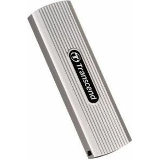 Transcend ESD320A 2 TB Portable Solid State Drive - External - Soft Gray
