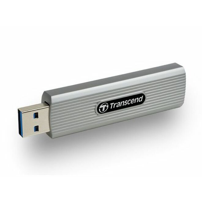 Transcend ESD320A 1 TB Portable Solid State Drive - External - Gray