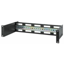 Intellinet Adjustable 19" Rackmount DIN Rail Kit, 2U