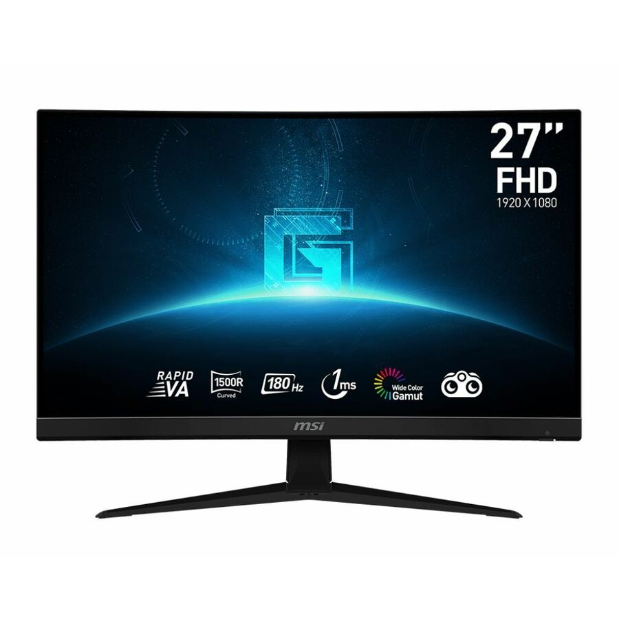 MSI G27C4 E3 27" Class Full HD Curved Screen Gaming LCD Monitor - 16:9 - Metallic Black