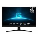 MSI G27C4 E3 27" Class Full HD Curved Screen Gaming LCD Monitor - 16:9 - Metallic Black