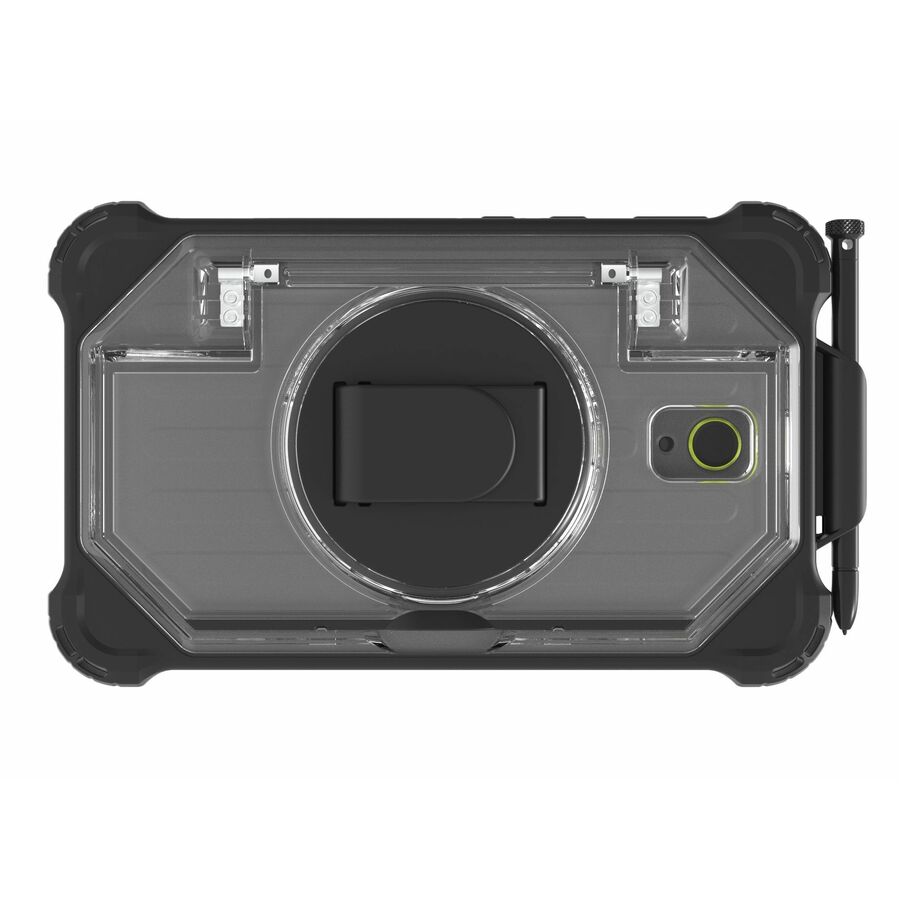 InfoCase Rugged Carrying Case Samsung Galaxy Tab Active5, Galaxy Tab Active3 Tablet - Clear