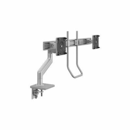 Humanscale M82HGS Desk Mount for Monitor, Docking Station, Charging Station - Silver, Gray