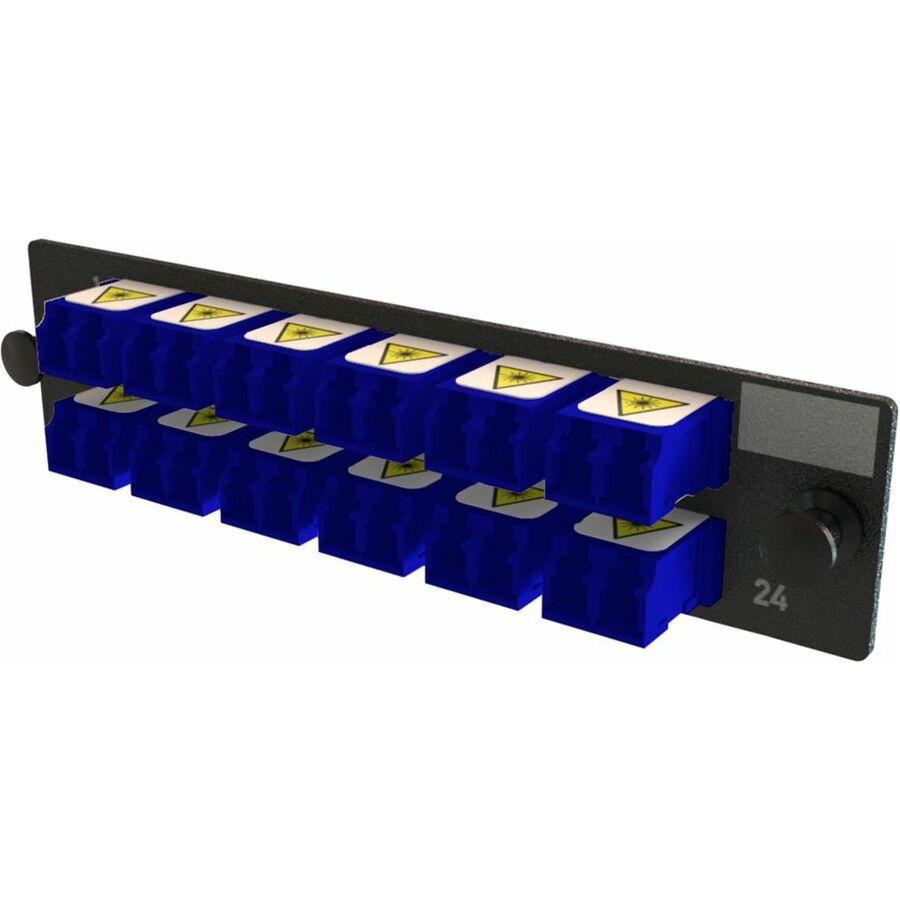 Ortronics Q-Series Keyed OFP Adapter Panel 24 Fibers, Blue