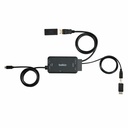 Belkin TAA KVM Dock USB-C to (1) DP/USB-B Cables w/ RJ45 and Power