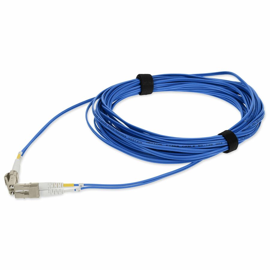 AddOn 3m LC to LC Blue OM4 Duplex OFNP (Plenum-Rated) Fiber Patch Cable