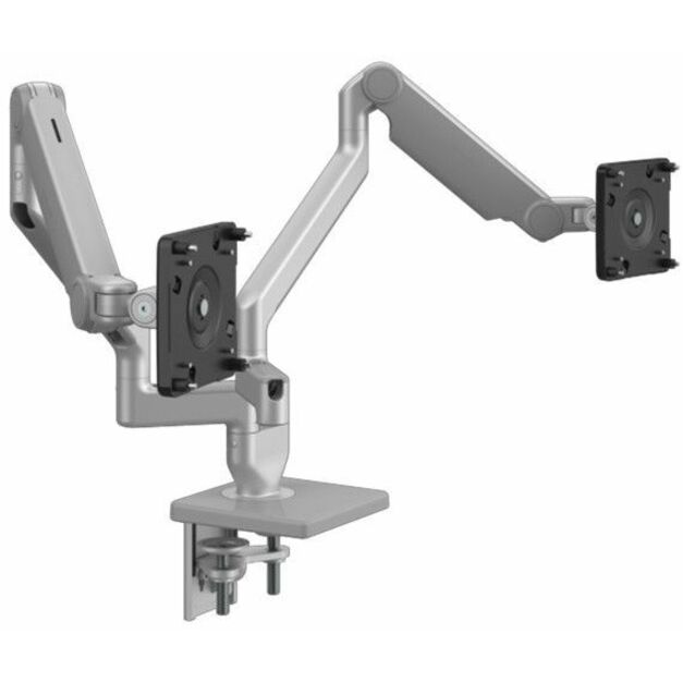 Humanscale M/Flex Mounting Arm for Monitor - Polished Aluminum, White
