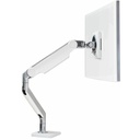 Humanscale M/Flex Mounting Arm for Monitor - Polished Aluminum, White