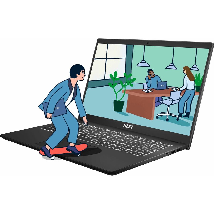 MSI Modern 15 H B13M Modern 15 H B13M-010US 15.6" Notebook - Full HD - 60 Hz - Intel Core i9 13th Gen i9-13900H - 32 GB - 1 TB SSD - Classic Black