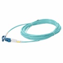 AddOn 10m LC to LC Aqua OS2 Duplex OFNR (Riser-Rated) SMF (Single Mode) Fiber Patch Cable, 9/125