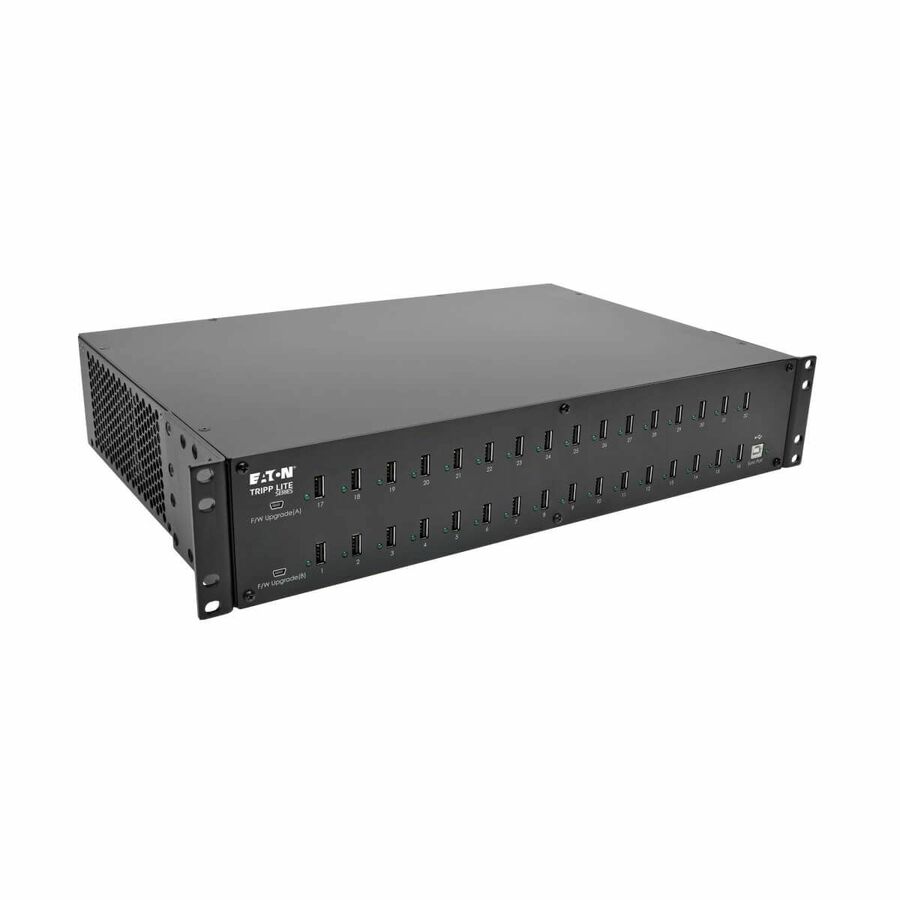 Tripp Lite by Eaton 32-Port USB Charging Station with Syncing, 230V, 5V 80A (400W) USB Charger Output, 2U Rack-Mount