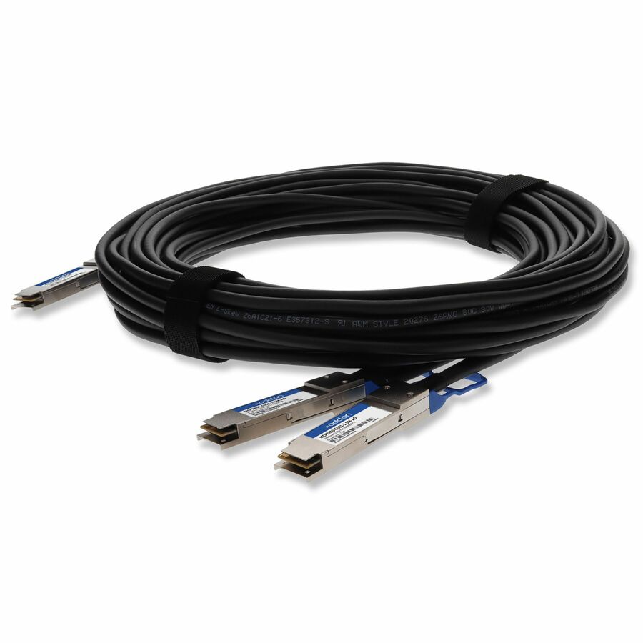 AddOn Mellanox® Compatible TAA Compliant 100GBase-CU QSFP28 to 2xQSFP28 Direct Attach Cable (Passive Twinax, 1.5m)