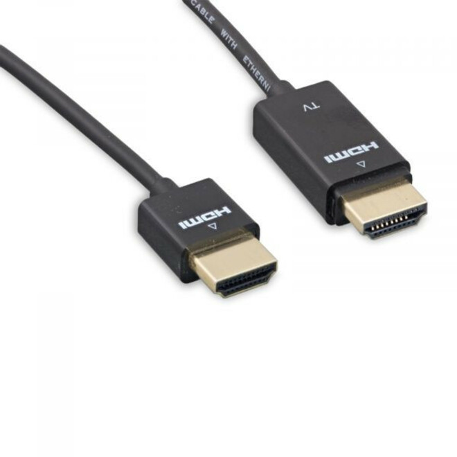 ENET HDMI to HDMI Slim 36G W/Redmere Chip 3FT Cable