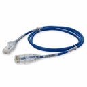AddOn 6ft Blue CAT 6 Slim PVC Ethernet Cable Snagless Clear-Claw RJ-45 M/M