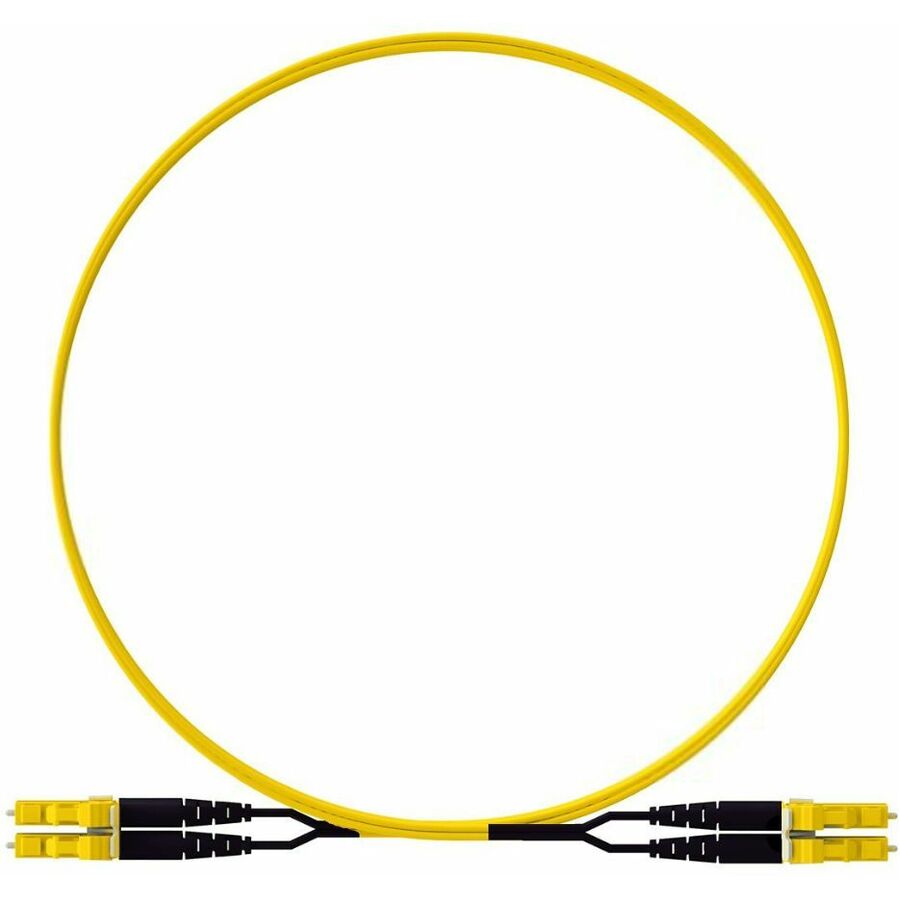 Panduit Opti-Core 2 Fiber, OM4+, Key/NonKey D-Yellow LC Duplex, Plenum